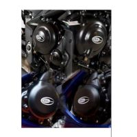 Ochranné kryty motoru R&G Racing pro motocykly TRIUMPH Street Triple / R 2015-, černé (pár)